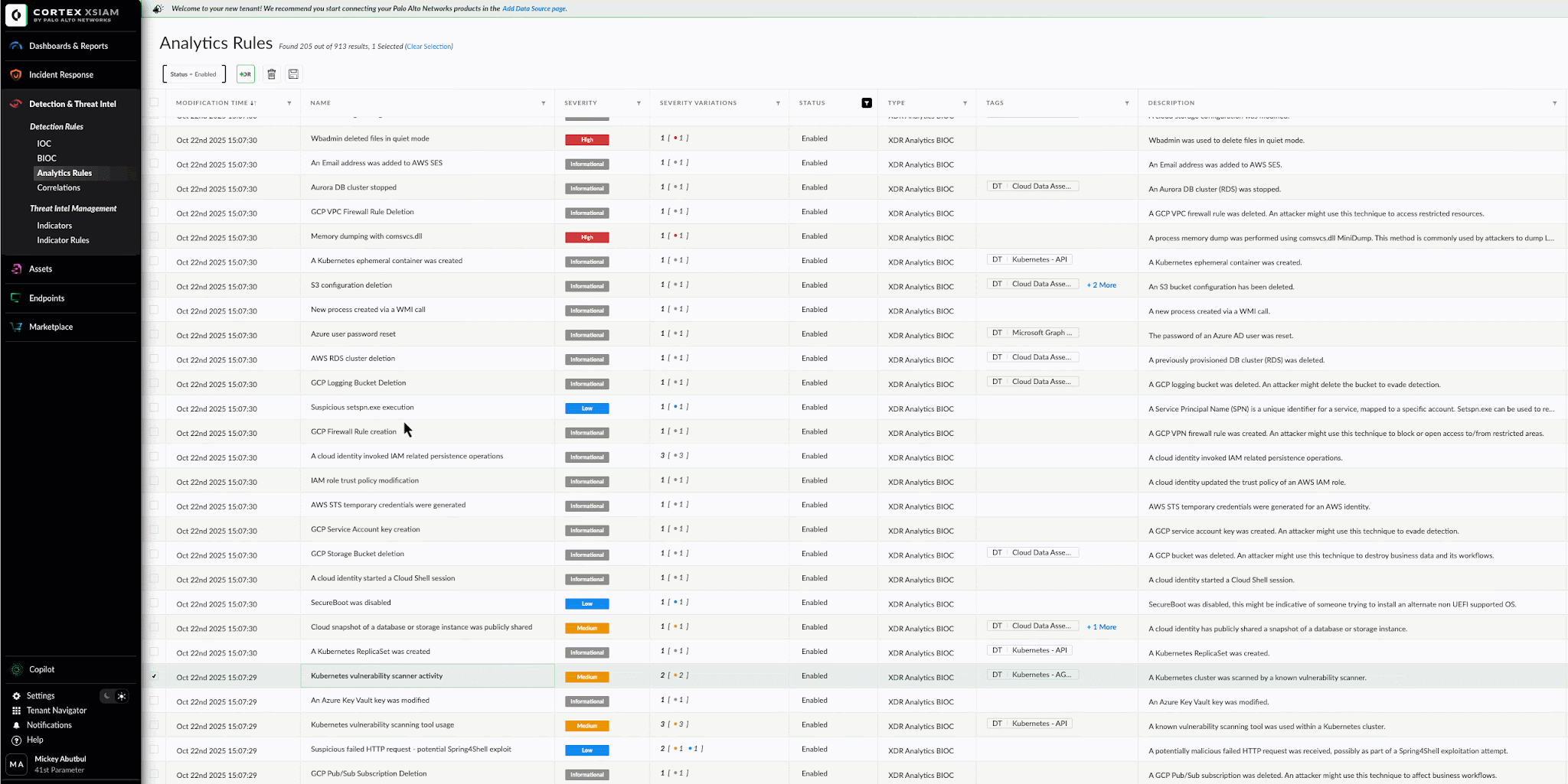 Flexible Customization for Analytics Rules